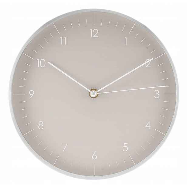 Stěnové Hodiny analogové tiché tekoucí vteřinovka klasická 25 cm