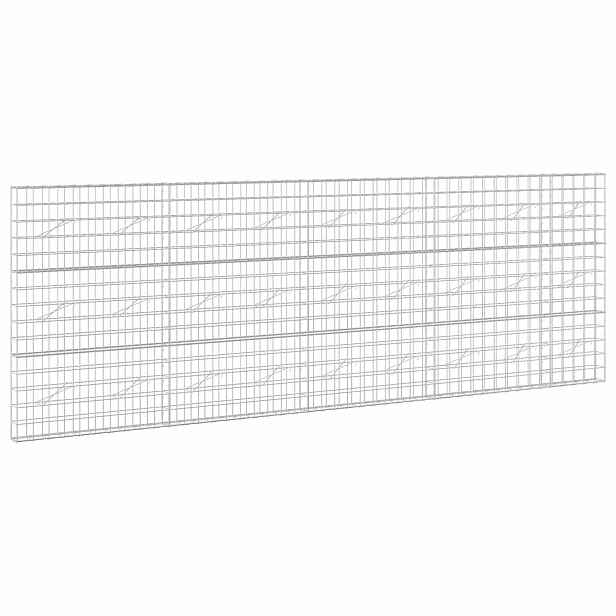 vidaXL Gabion s drátem 5 mm a síťkou 10x10 cm 450x10x150 cm