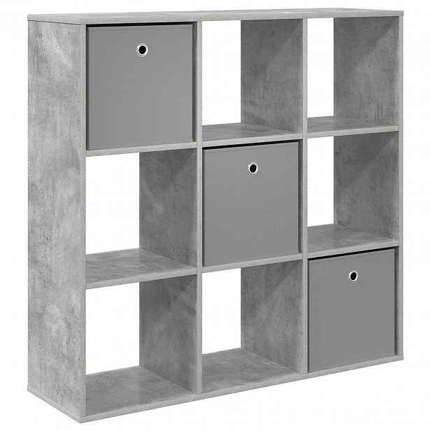 vidaXL Servírovací skříň Betonově šedá 102 x 31 x 99,5 cm