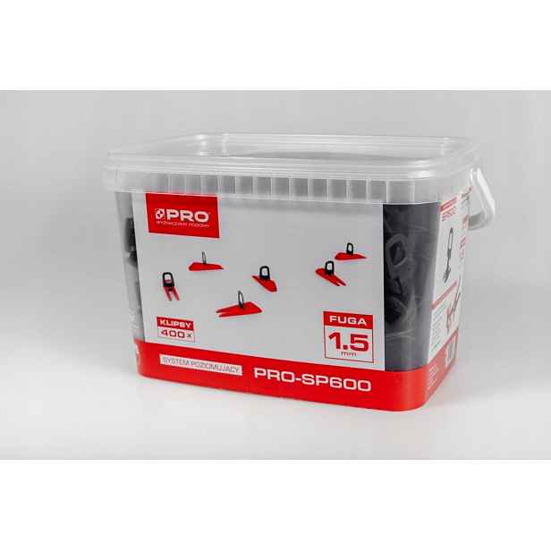 Nivelační systém klipy 400ks Pro 1.5 mm SP600