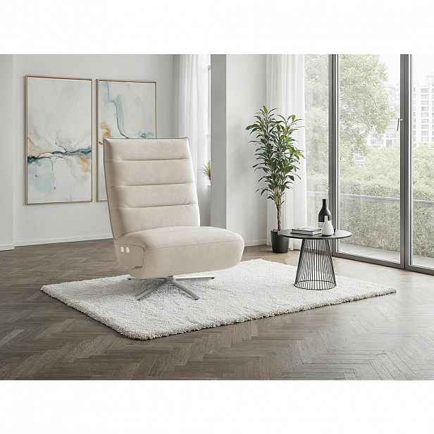 Sit & More RELAXAČNÍ KŘESLO, textil, barvy stříbra
