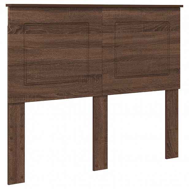 vidaXL Čelo postele Hnědý dub 100 cm Dřevěný materiál