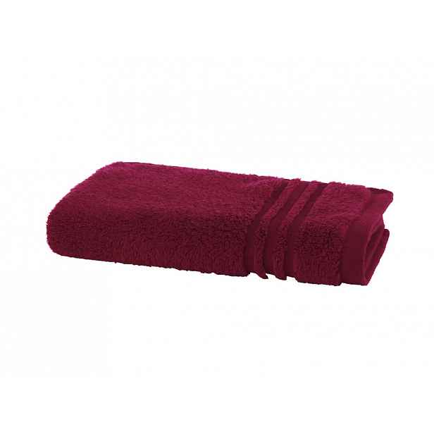 Froté ručník pro hosty Kira 30x50 cm, bordeaux