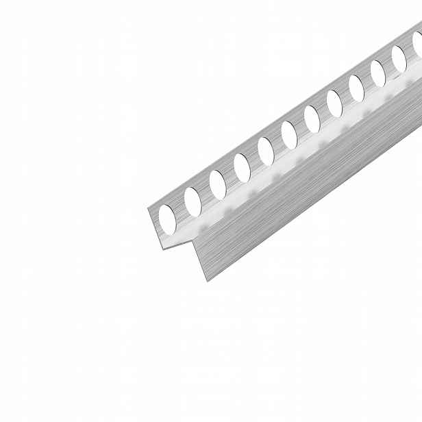 Stěnová Lišta Pravá Stříbrná Kartáčovaná 120 cm