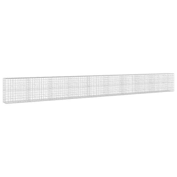 vidaXL Gabion s drátem 5 mm a síťkou 10x10 cm 950x50x100 cm