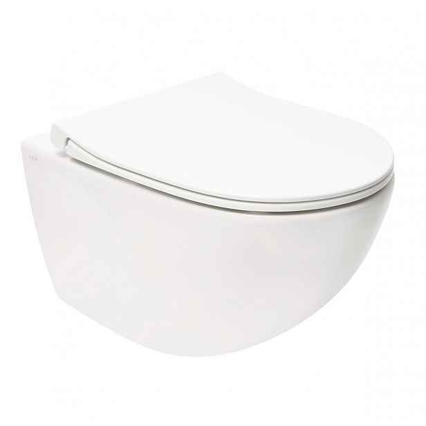 WC závěsné Vitra Sento smooth flush včetně sedátka zadní odpad 7848-003-6147