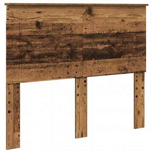 vidaXL Čelo postele Staré dřevo 100 cm Dřevěný materiál