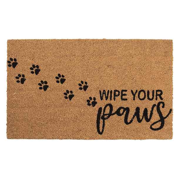 Kokosová rohožka Paws - 75*45*1 cm Clayre & Eef