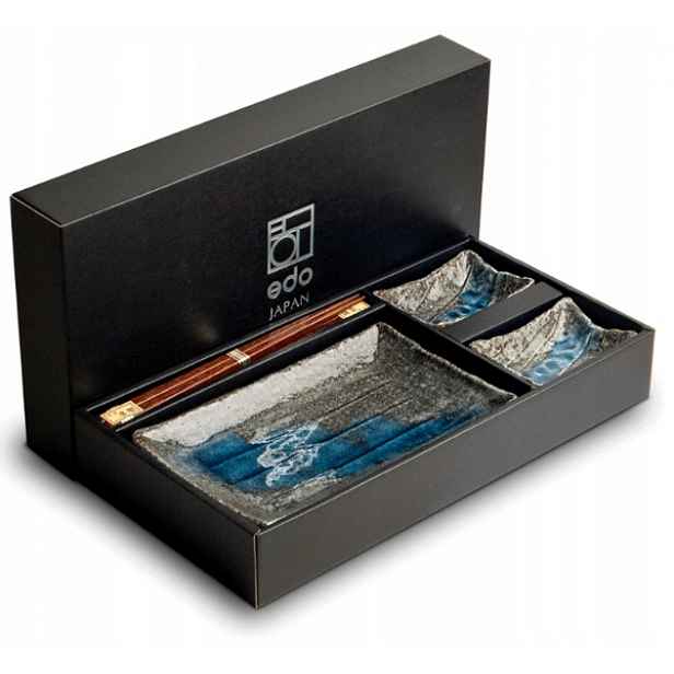 Sada na sushi pro 2 osoby Buru Gure, 6 prvků Edo Japan
