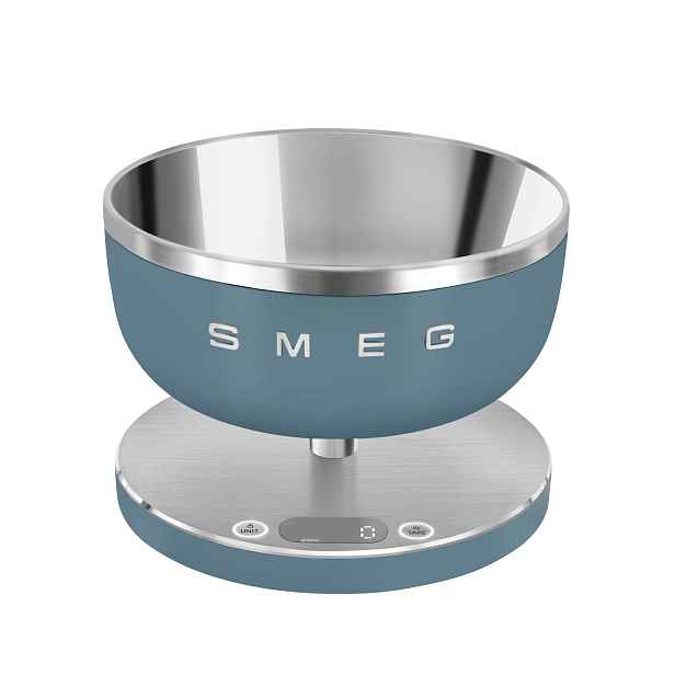 Smeg SMEG digitální váha KSC01, dobíjecí, USB-C, matná modrá KSC01SBMWW
