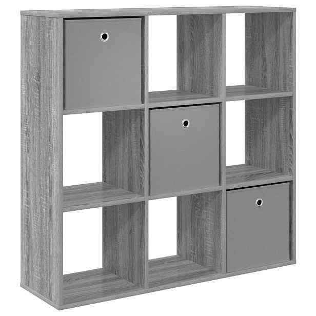 vidaXL Servírovací skříň Šedá Sonoma 102 x 31 x 99,5 cm