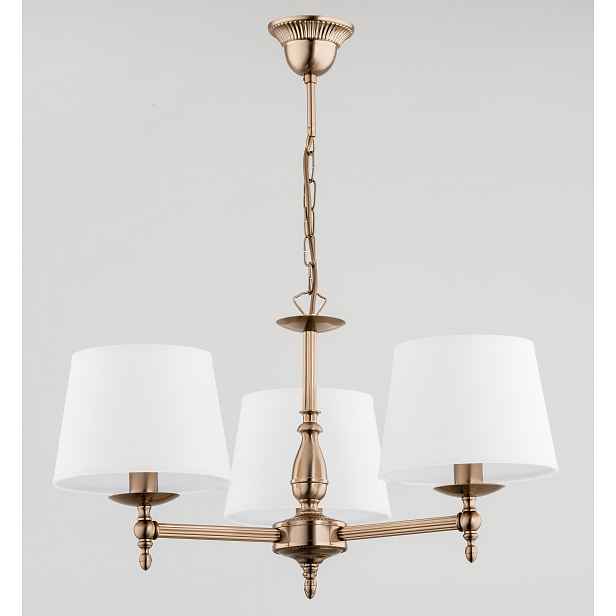 Závěsná lampa zlatá Roksana Alfa 3xE14 10W do obývacího pokoje