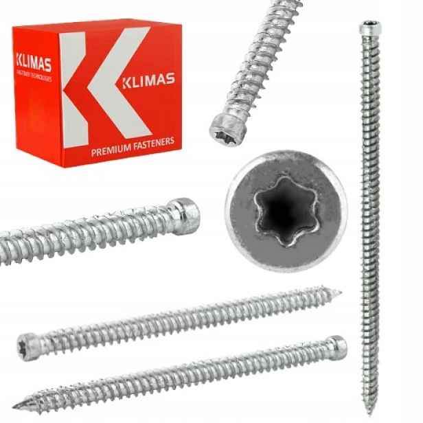 Šrouby Whow do zárubní kalené s válcovou hlavou 7,5x112 100 Ks Torx
