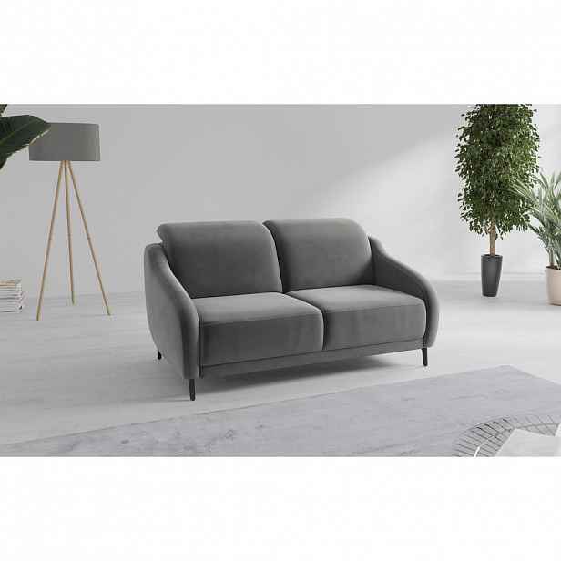 Sit & More TŘÍMÍSTNÁ POHOVKA, textil, šedá