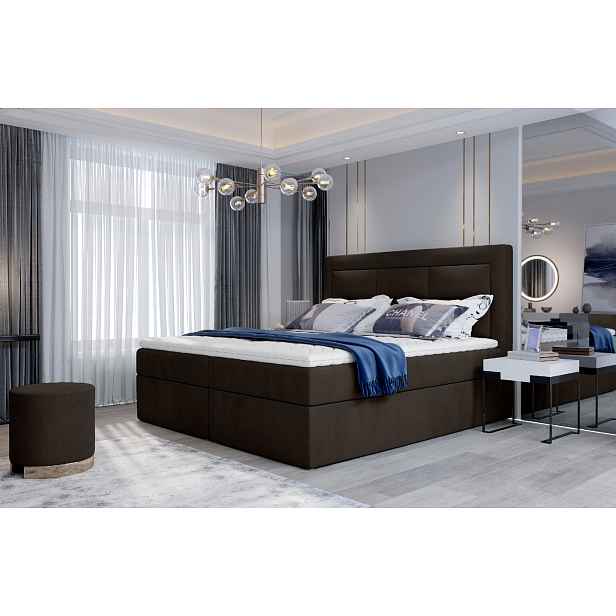 Boxspring Vivre Rozměr: 180 x 200 cm, látka: Monolith 29