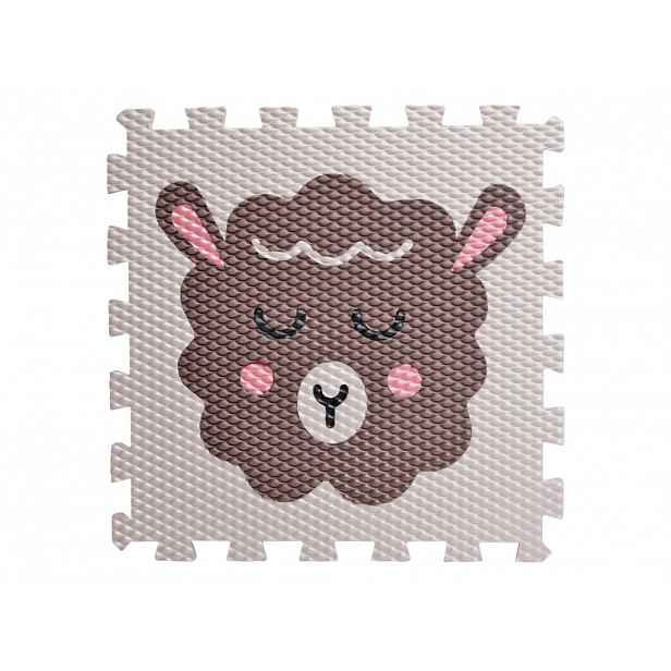 Dětská pěnová puzzle podložka na hraní BERÁNEK Zvolte barvu: Krémová