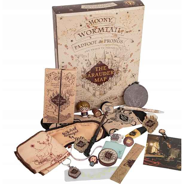 Harry Potter Adventní Kalendář Marauderova mapa 2026 Adventní kalendář