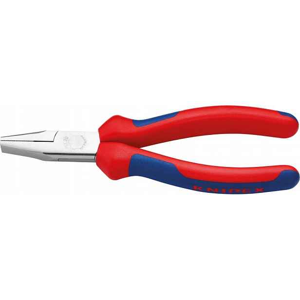 Ploché kleště s chromovanou Pvc rukojetí 140 mm 20 05 140 Knipex