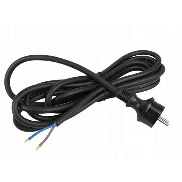 Připojovací Kabel S Přímou Zástrčkou IP44 2*1.5 H07RN-F 4 M Černý E+20-024