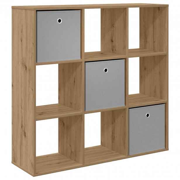 vidaXL Servírovací skříň Artisanový dub 102 x 31 x 99,5 cm