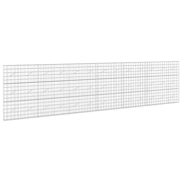 vidaXL Gabion s drátem 5 mm a síťkou 10x10 cm 650x10x150 cm