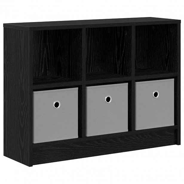 vidaXL Servírovací skříň Černý dub 73,5 x 22,5 x 53,5 cm