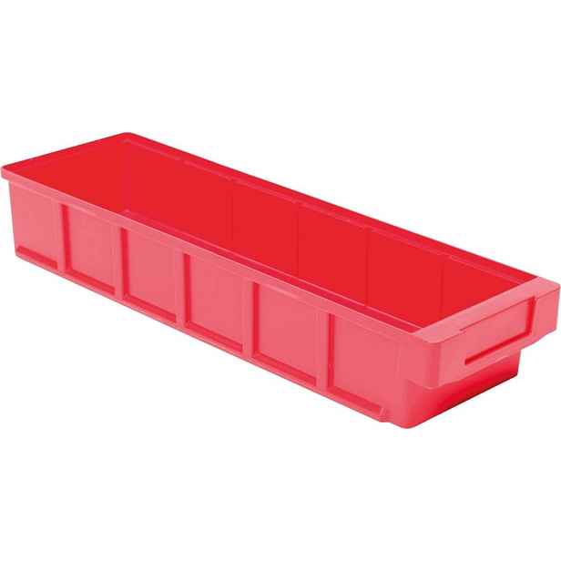 Zásobník na drobné součástky Vkb, 500x152x83 mm, červený La-ka-pe 10 kusů