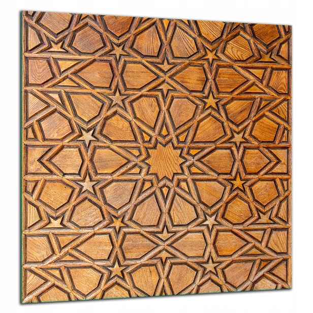 Skleněná Ochranná Deska Panel Lepidlo 60x65 Mozaika