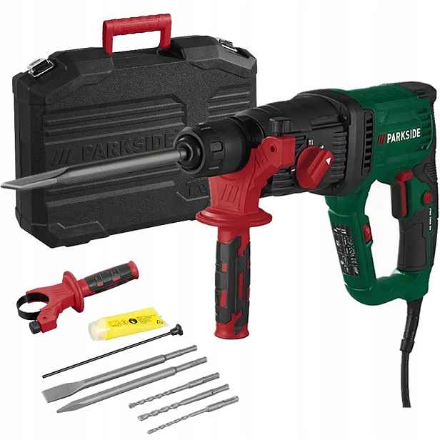 Vrtací Kladivo Parkside Pbh D4 Sds+ Sada Vrtací Kladivo Kufr