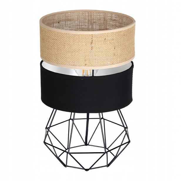 Noční Lampa Stolní Jutová Juta Boho