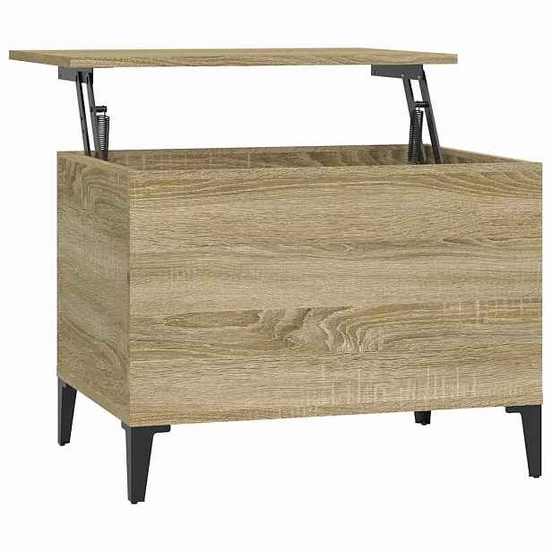 vidaXL Konferenční stolek dub sonoma 60x44,5x45 cm kompozitní dřevo