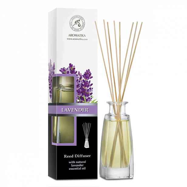 Difuzér Vonný Difuzér 100 ML Levandule, 8 Tyčinek Do Domácnosti
