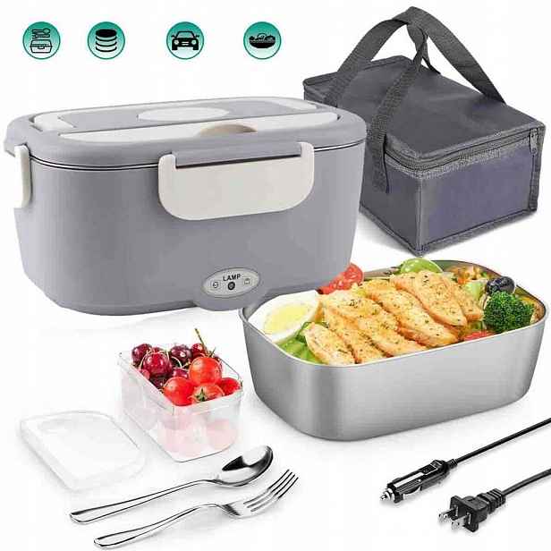 Elektrický Ohřívač Obědů 65 W, Vyhřívaný Krabička 1.5 L