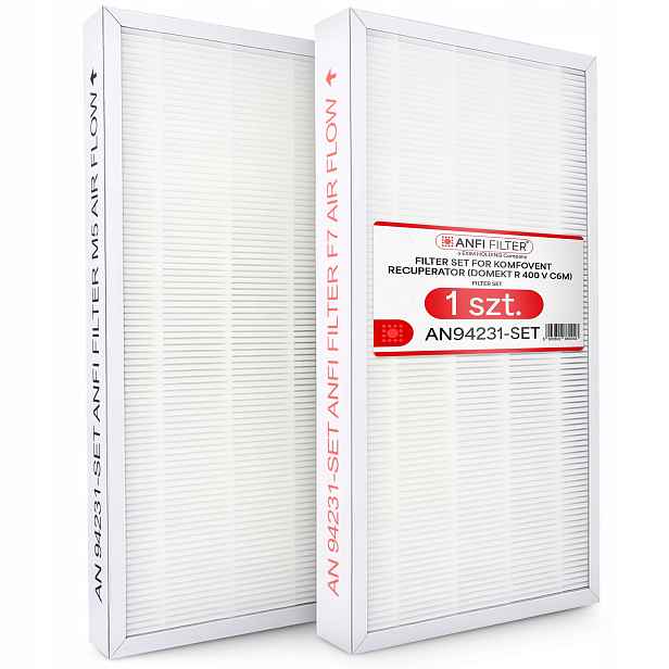 Filtry pro rekuperátor vzduchu Komfovent Domekt R 400 V C6M Filtr M5 M7