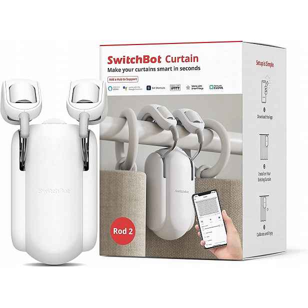 Ovladač Záclon, Roletový Motor, Inteligentní Aplikace Switchbot, Rod 2