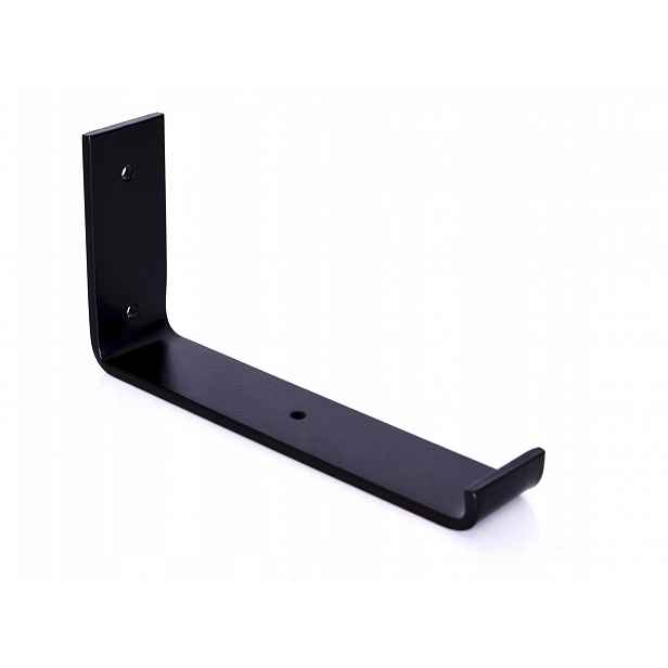 Podpěra plovoucí police 6 ks černá kovová Loft 21,5 cm