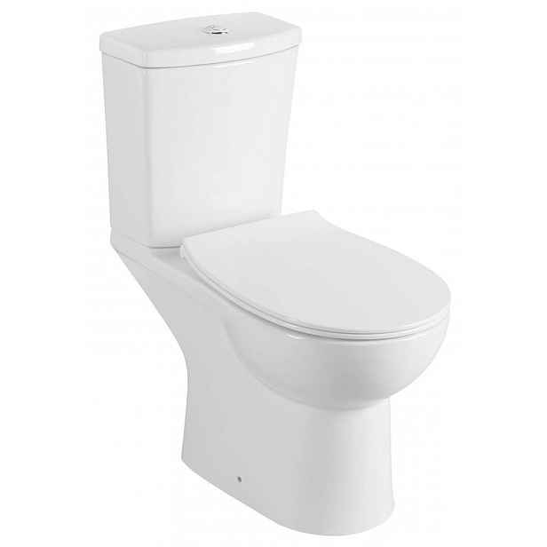 Sapho - WC kombi Kairo, zadní odpad, bílá PC105