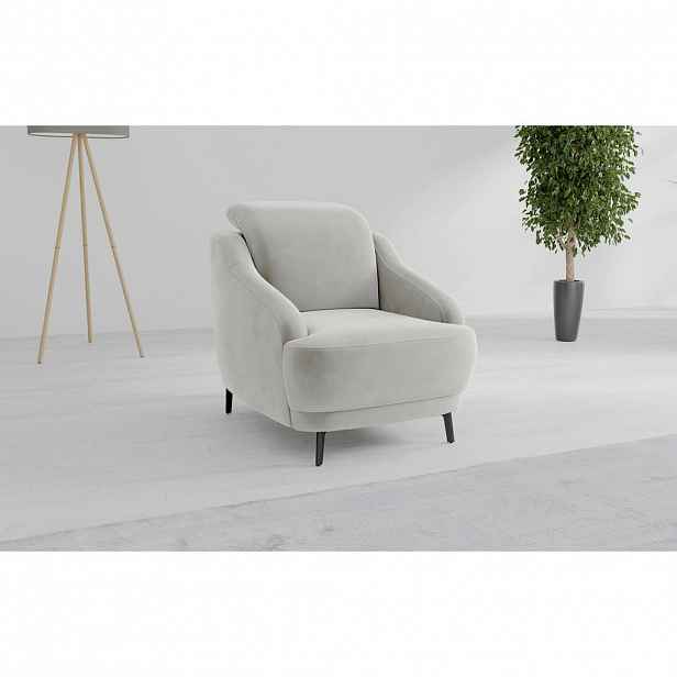Sit & More KŘESLO, textil, pískové barvy