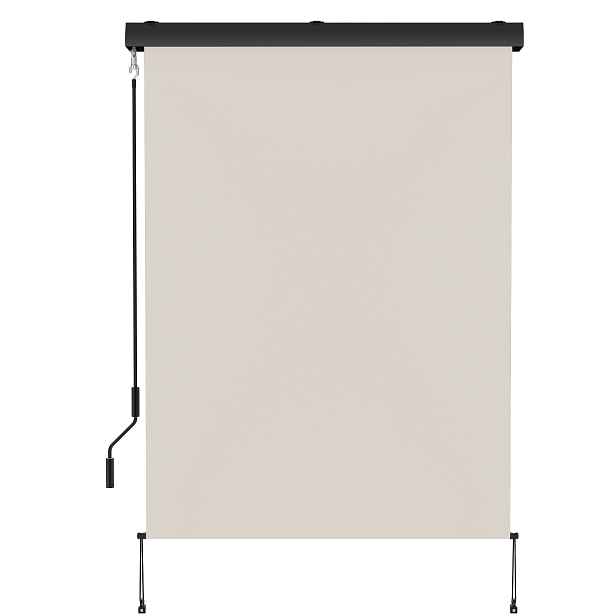 Vertikální markýza BestBerg BBSU-C140C / 140 x 250 cm / černá/krémová