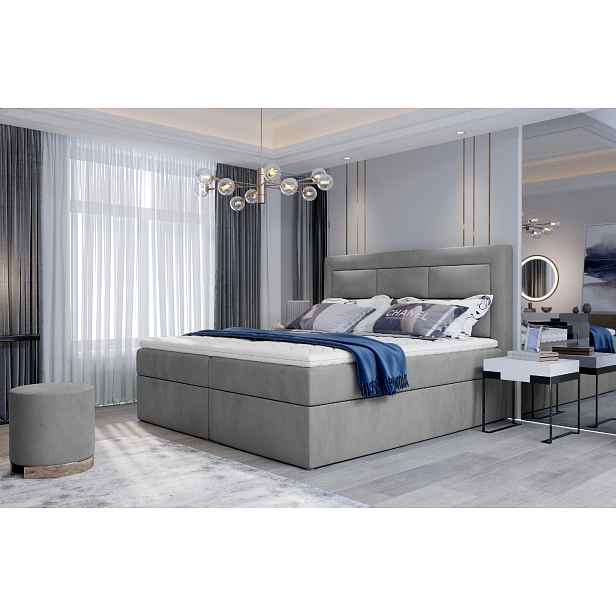 Boxspring Vivre Rozměr: 160 x 200 cm, látka: Monolith 84