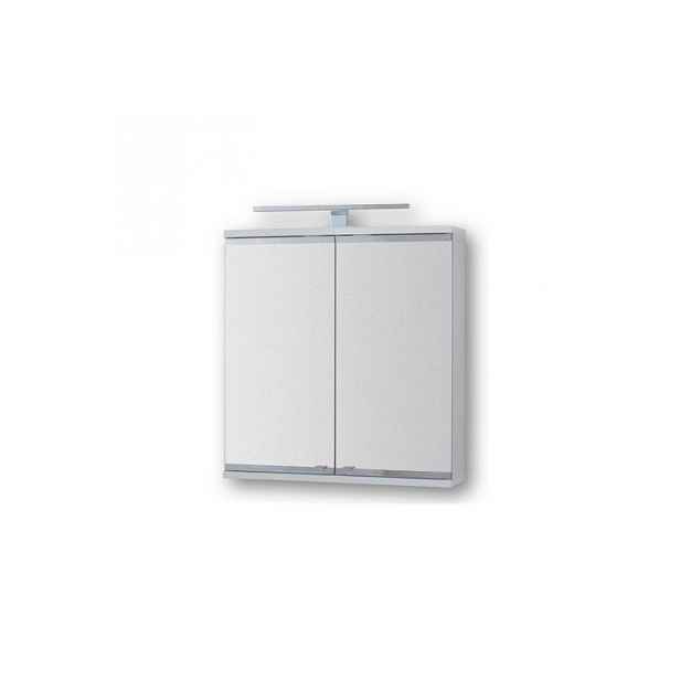 Olsen Spa Arles Led 60 x 64 x 15 cm - vrchní zrcadlová skříňka; galerka s led osvětlením