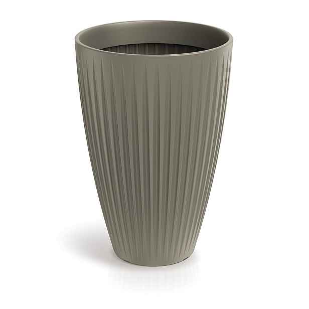 Prosperplast Vysoký květináč LATIE ROUND II 40 cm mocca