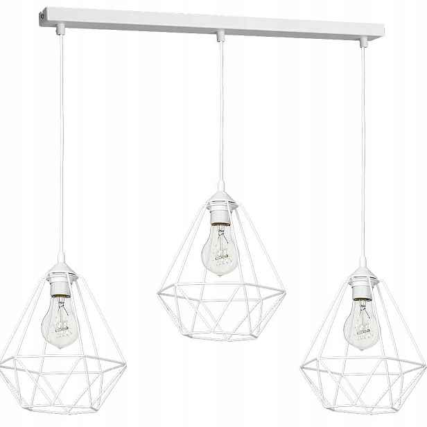 Závěsná lustrová lampa Basket Milagro 3x60W