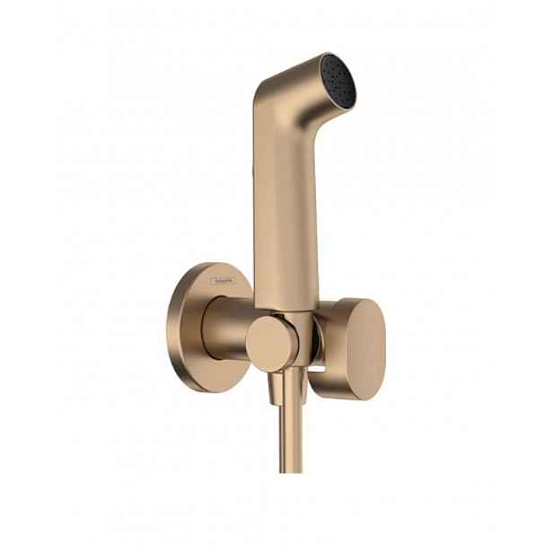 Hansgrohe - Nástěnný ventil s ruční bidetovou sprškou, kartáčovaný bronz 29230140