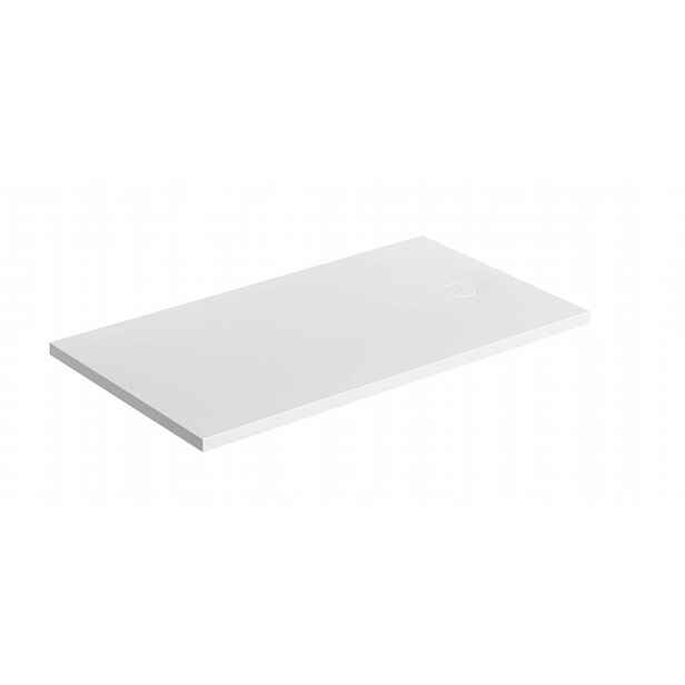 OMNIRES Aquarock M+ - Sprchová vanička 80x160 cm, matná bílá AQUAROCK80-160BM