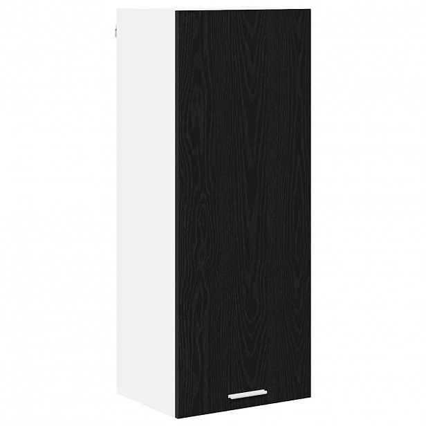 vidaXL Závěsná skříňka Černý dub 40 x 31 x 100 cm Kompozitní dřevo
