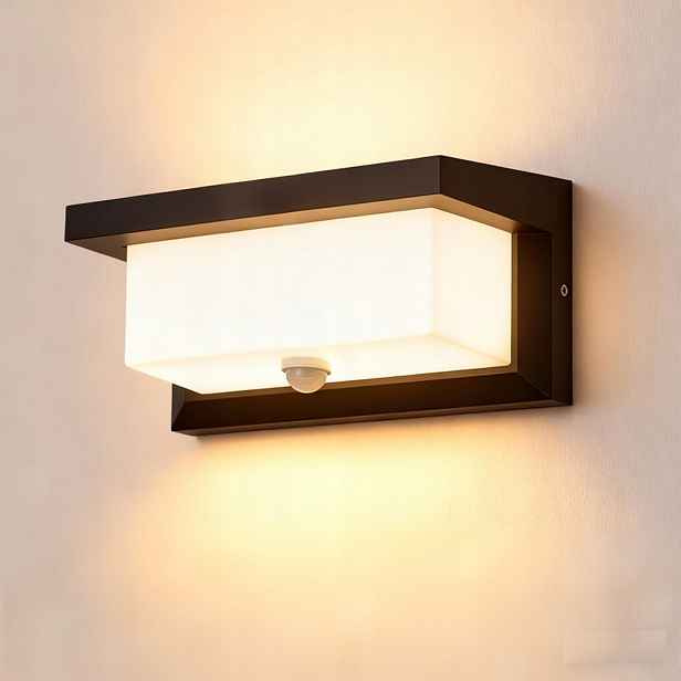 Led Venkovní Nástěnné Svítidlo Nad Vchodové Dveře s pohybovým senzorem 18W