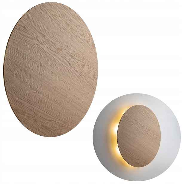 Lampa Nástěnná Lampa 8xG9 Dub ozdobné nástěnné osvětlení moderní do obývacího pokoje