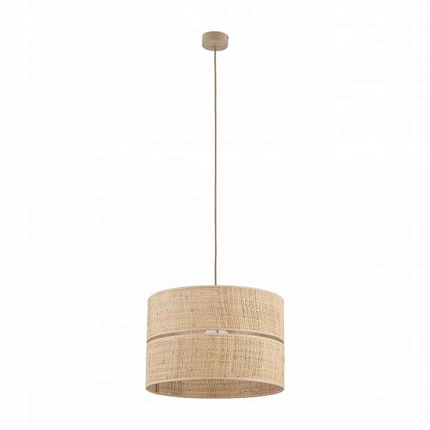 Závěsná lampa Calma béžová 1xE27 38 cm Boho Do Ložnice Obývacího Pokoje IP20