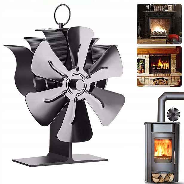 Krbový Ventilátor Termoelektrický Ventilátor Napájený Teplem Turbína Slim